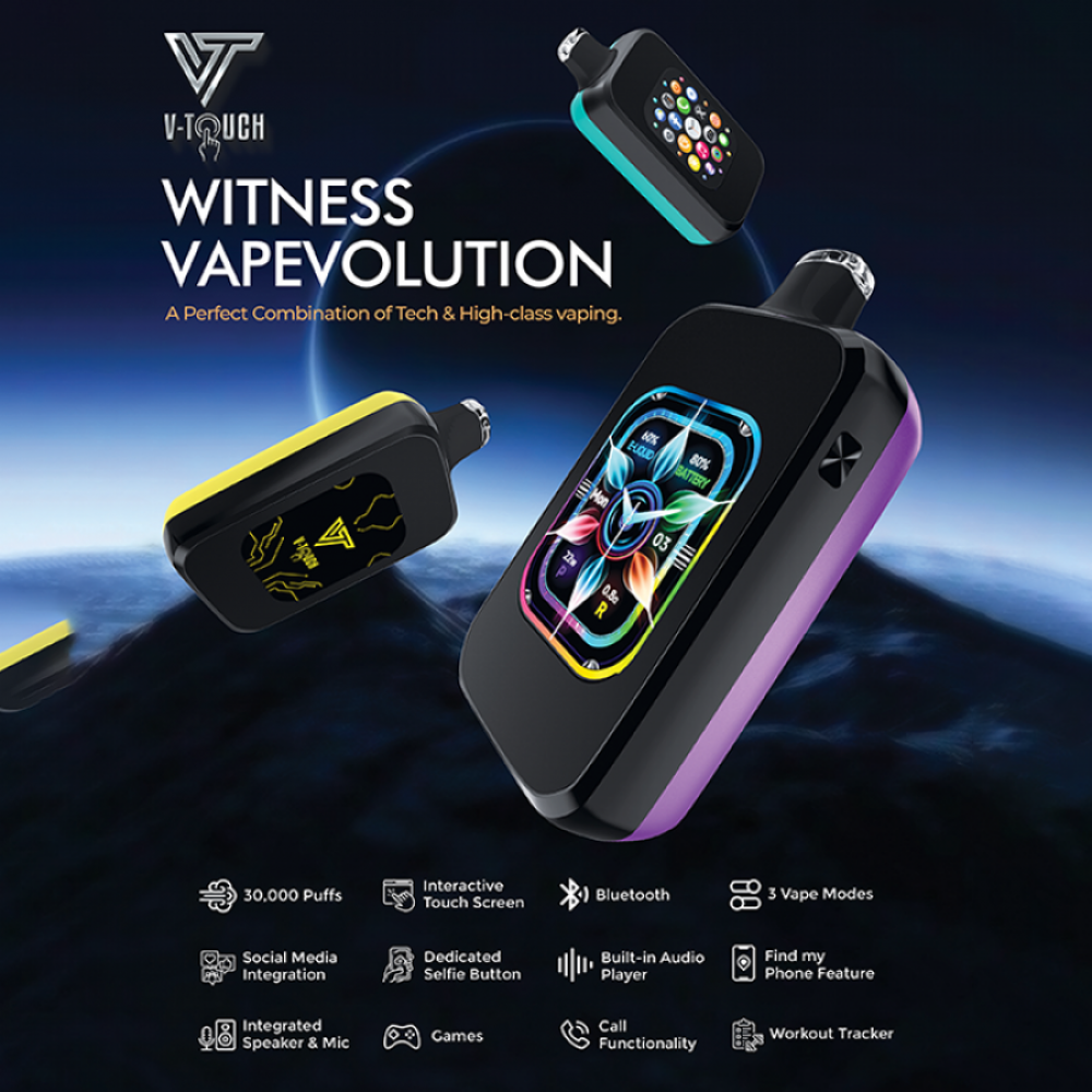 vape machine price CRAFTBOX V-TOUCH 30,000 PUFFS DISPOSABLE - Vape Wholesale USA main image 1